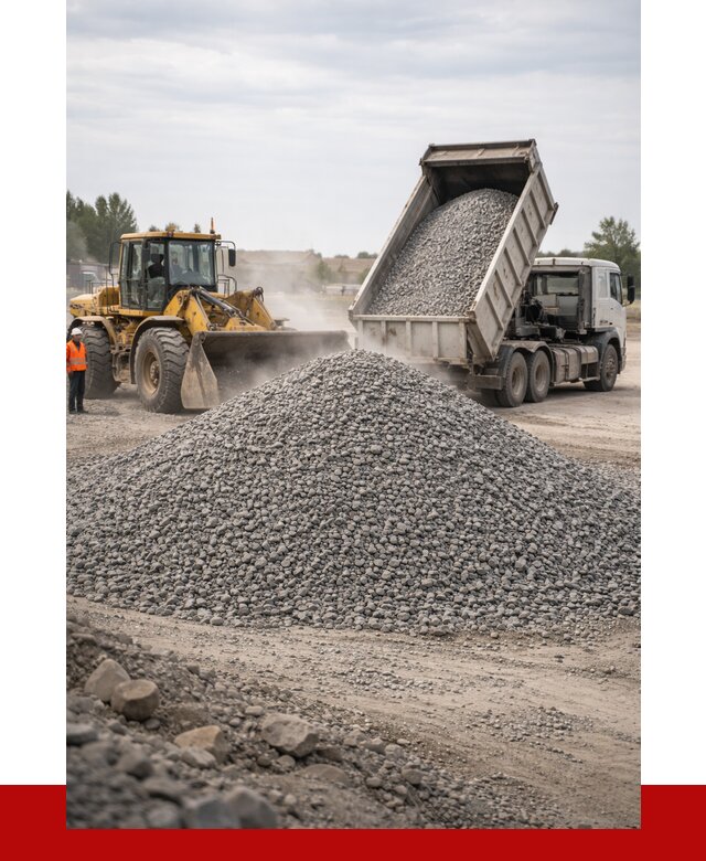 Купить щебень с доставкой в Новокузнецке от 2569 руб. | ПРОНЕРУДНвк