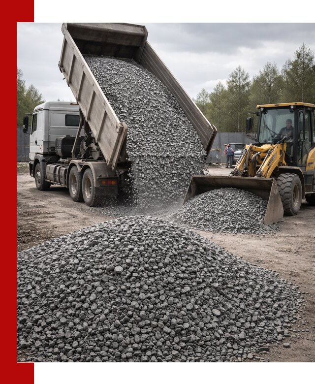 Доставка и продажа щебня гранитного в Новокузнецке
