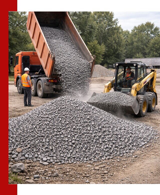 Купить гранитный щебень фракции 5–10 в Новокузнецке с доставкой