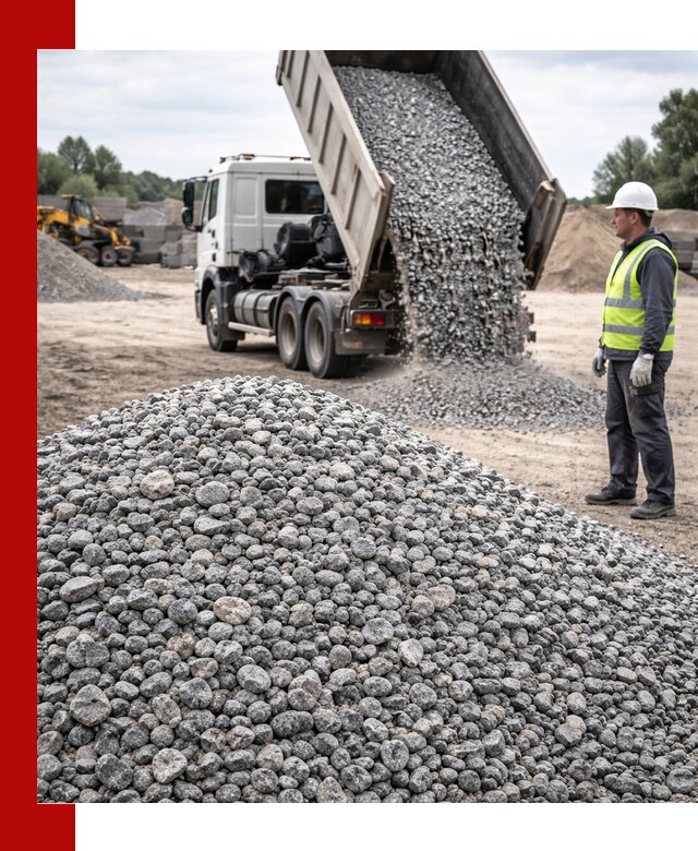 Доставка и продажа гранитного щебня фракции 5-20 в Новокузнецке