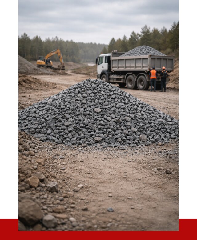 Щебень габбро диабаз фракция 40-70 в Новокузнецке от 2260 р-ПРОНЕРУДНвк