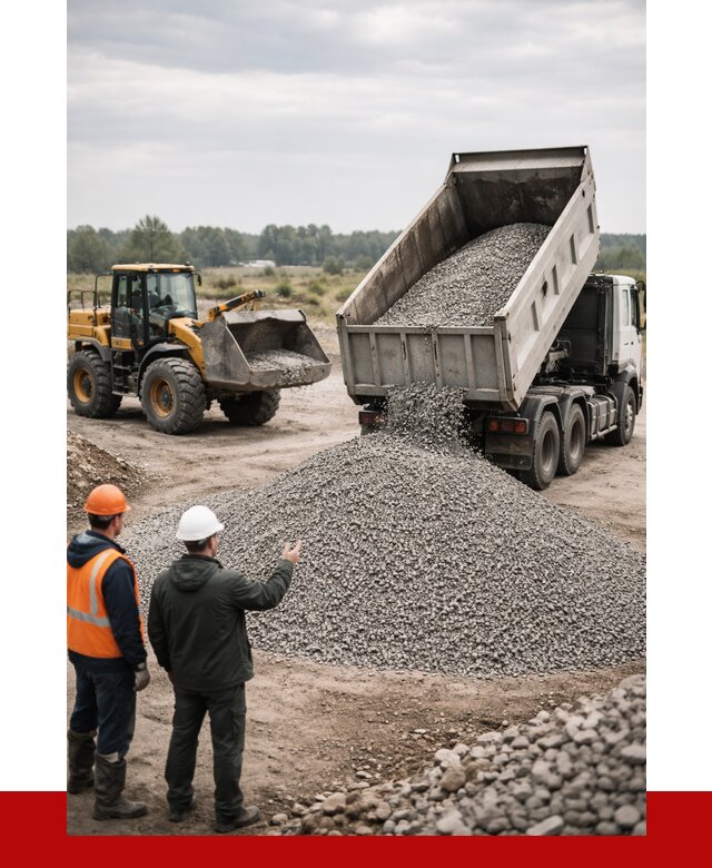 гравийный щебень фракция 3-10 в Новокузнецке от 3288 р. ПРОНЕРУДНвк