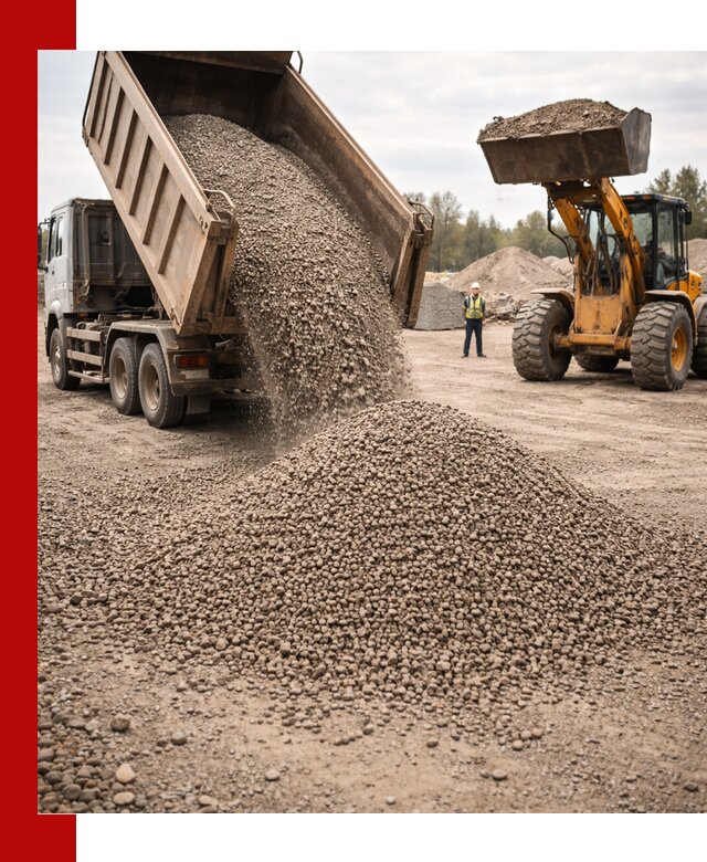 Гравийный щебень фракция 3–10 с доставкой в Новокузнецке