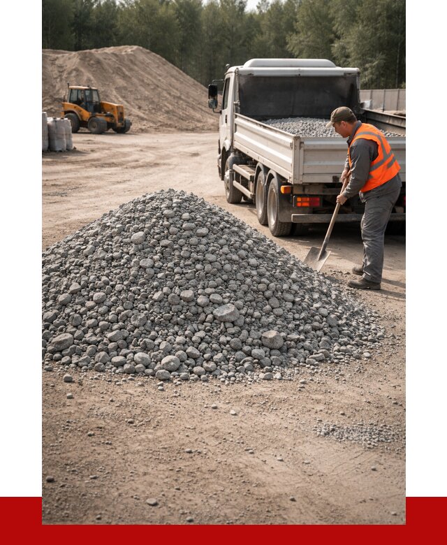 Гравийный щебень фракция 5-10 в Новокузнецке от 2260 р. | ПРОНЕРУДНвк