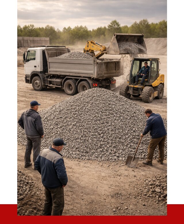 Гравийный щебень фракция 5-20 в Новокузнецке от 2466 р. ПРОНЕРУДНвк