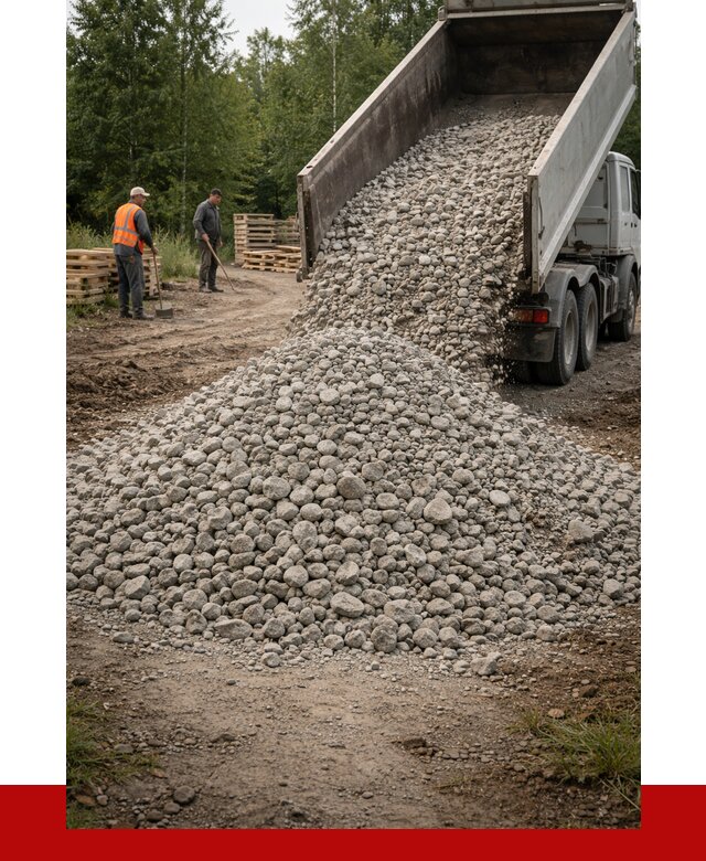 гравийный щебень фракция 70-120 в Новокузнецке от 2517 р. ПРОНЕРУДНвк