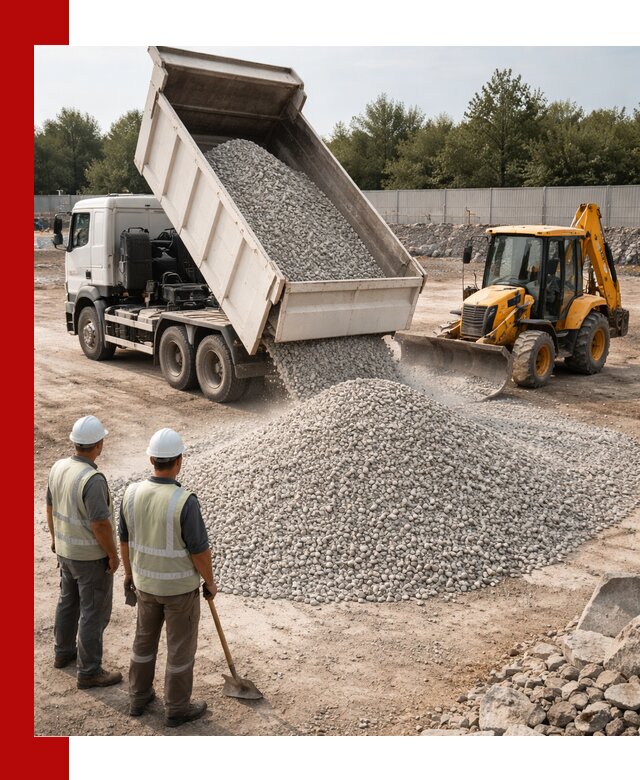 Купить известняковый щебень фракции 5–10 мм с доставкой в Новокузнецке
