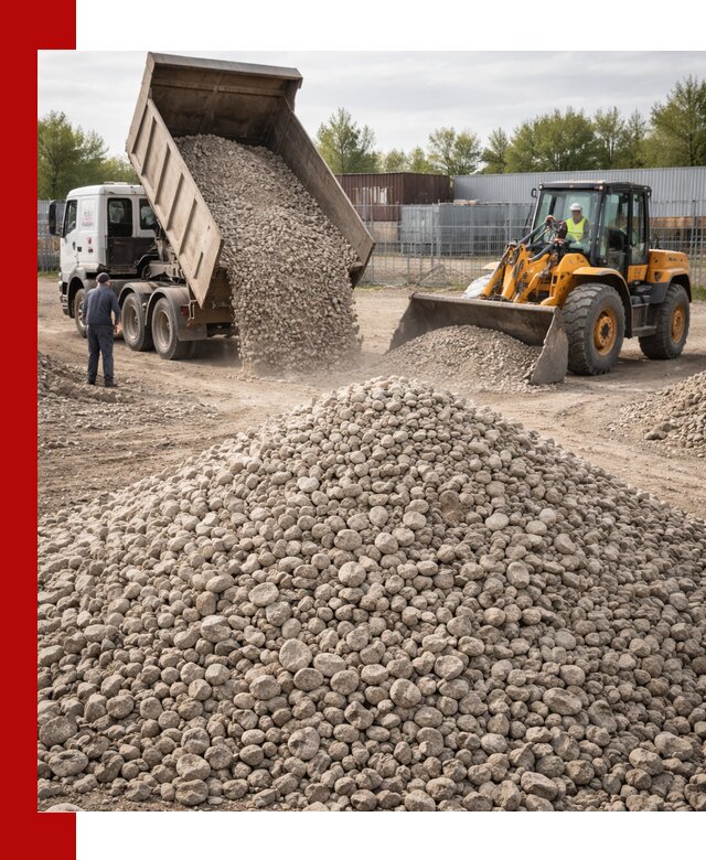 Доломитовый щебень фракции 20–41 с доставкой в Новокузнецке