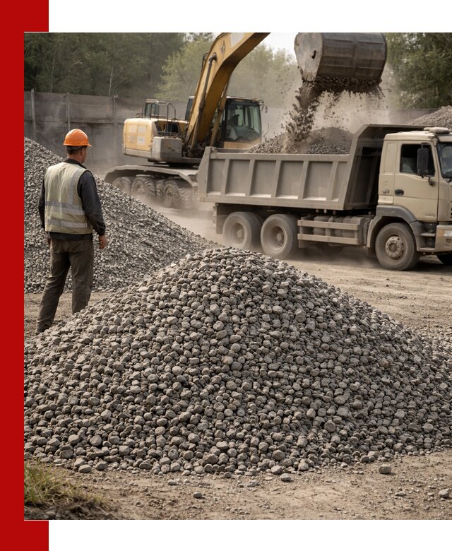 Шлаковый щебень фракция 5-20 с доставкой в Новокузнецке