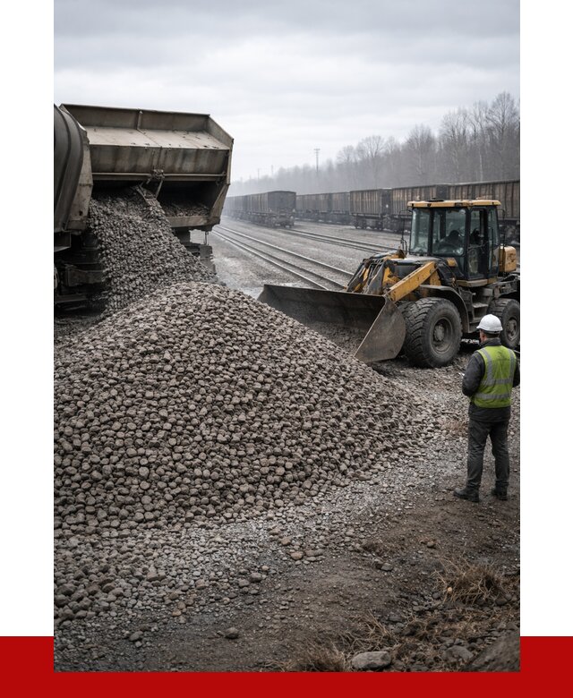 Купить железнодорожный щебень в Новокузнецке от 2877 р. | ПРОНЕРУДНвк