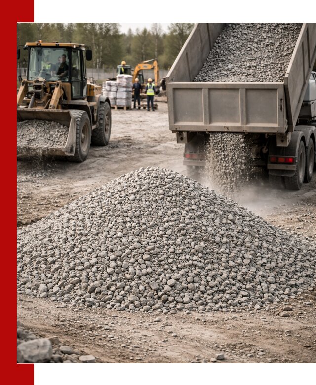 Вторичный щебень фракции 5-20 в Новокузнецке — доставка и продажа крупнотоннажно
