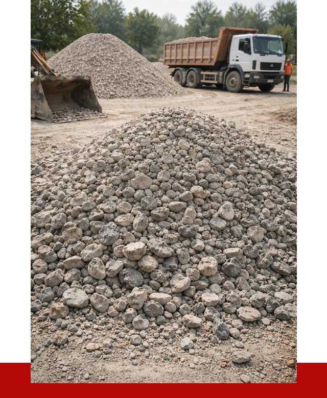 Вторичный щебень фракция 20-40 в Новокузнецке от 2260 р ПРОНЕРУДНвк