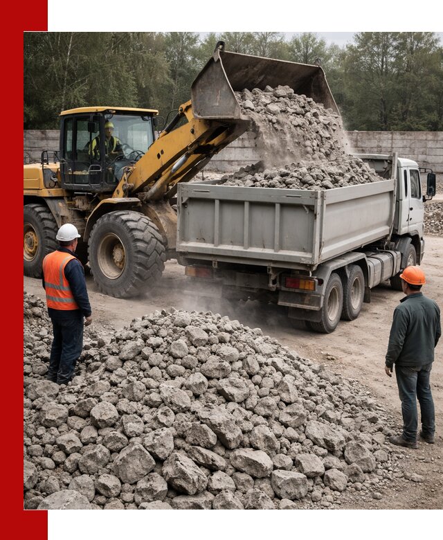 Вторичный щебень фракция 70–150 в Новокузнецке с доставкой