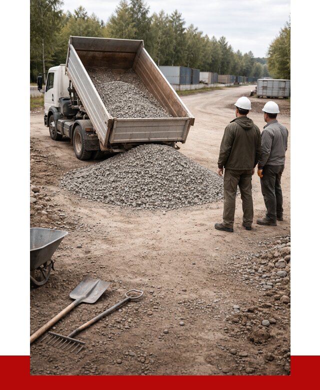 Бетонный щебень фракция 5-20 в Новокузнецке от 3288 р., ПРОНЕРУДНвк
