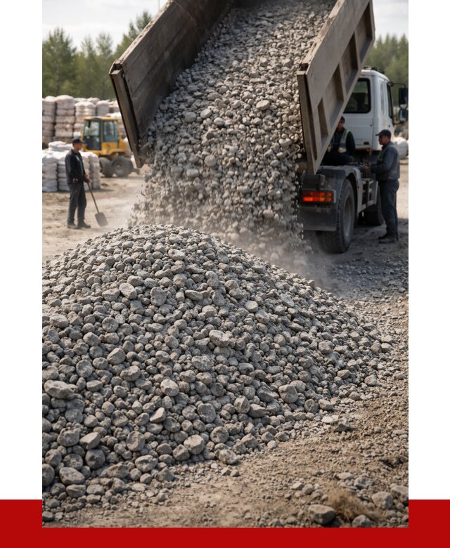 Бетонный щебень фракция 40-70 в Новокузнецке от 1849 р. ПРОНЕРУДНвк