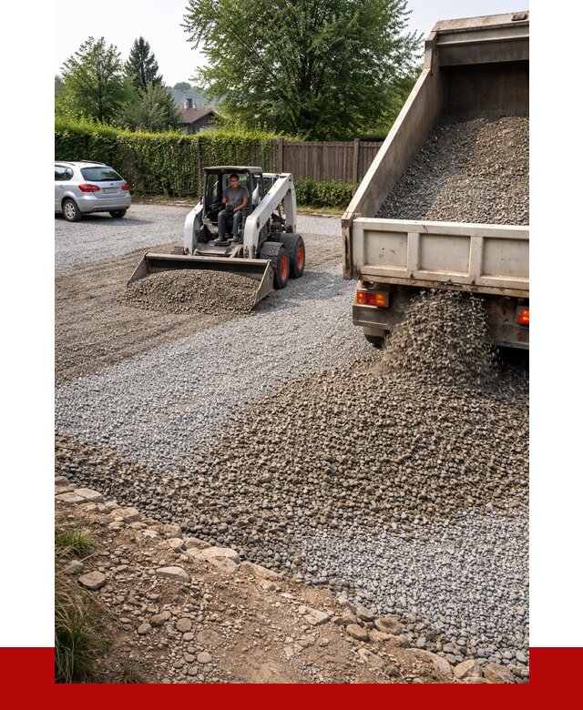 Щебень для парковки в Новокузнецке с доставкой от 1233 р.| ПРОНЕРУДНвк