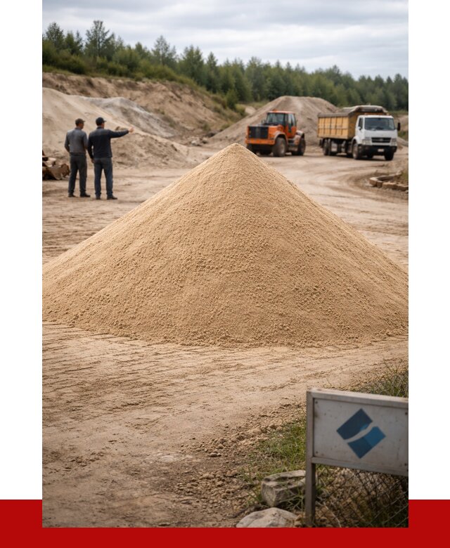 Карьерный песок навалом в Новокузнецке от 1849 р. | ПРОНЕРУДНвк