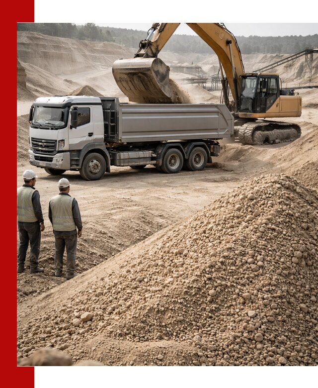 Карьерный крупнозернистый песок с доставкой в Новокузнецке