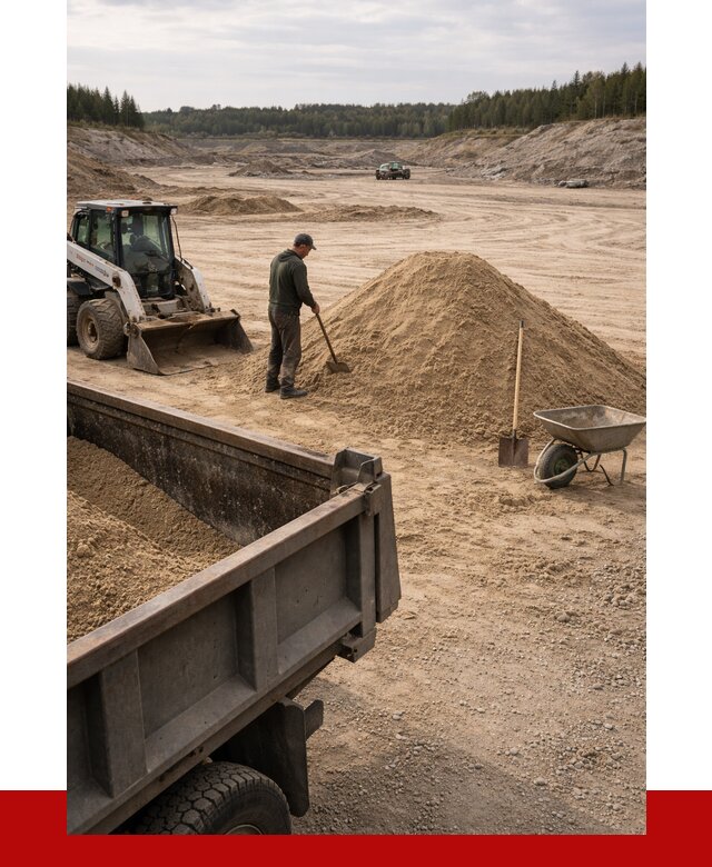 Карьерный песок среднезернистый в Новокузнецке, от 2260 р. ПРОНЕРУДНвк