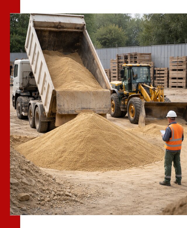 Доставка карьерного мелкозернистого песка в Новокузнецке