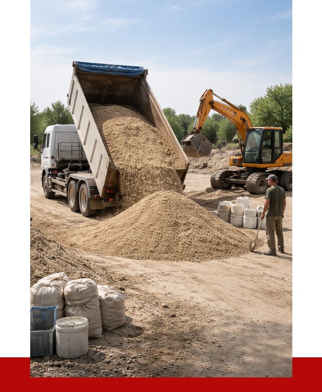 Купить речной песок в Новокузнецке от 1233 р. за куб | ПРОНЕРУДНвк