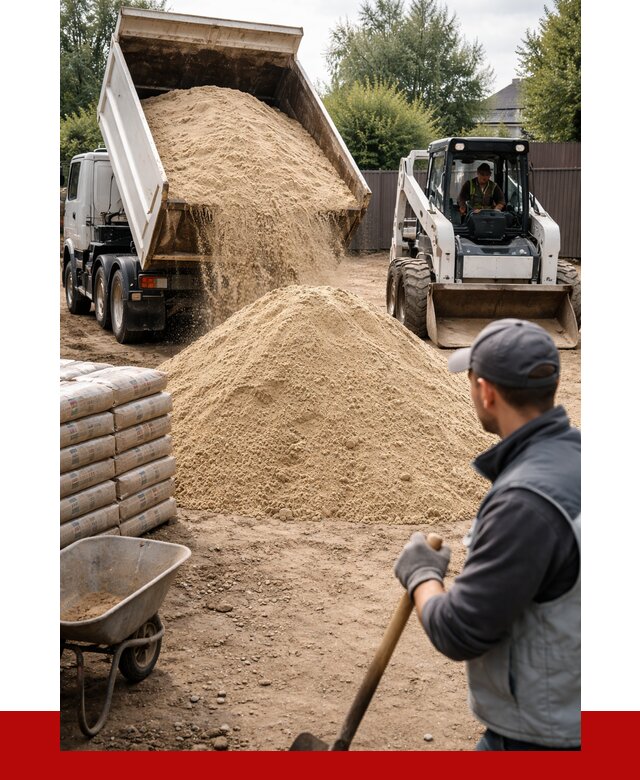 Мытый речной песок с доставкой в Новокузнецке от 1490 р. | ПРОНЕРУДНвк