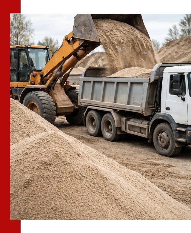 Доставка сеяного песка в Новокузнецке оптом и в розницу