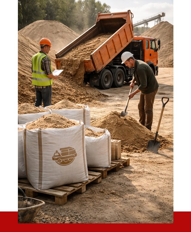 Строительный песок в Новокузнецке от 2260 р. с доставкой, ПРОНЕРУДНвк