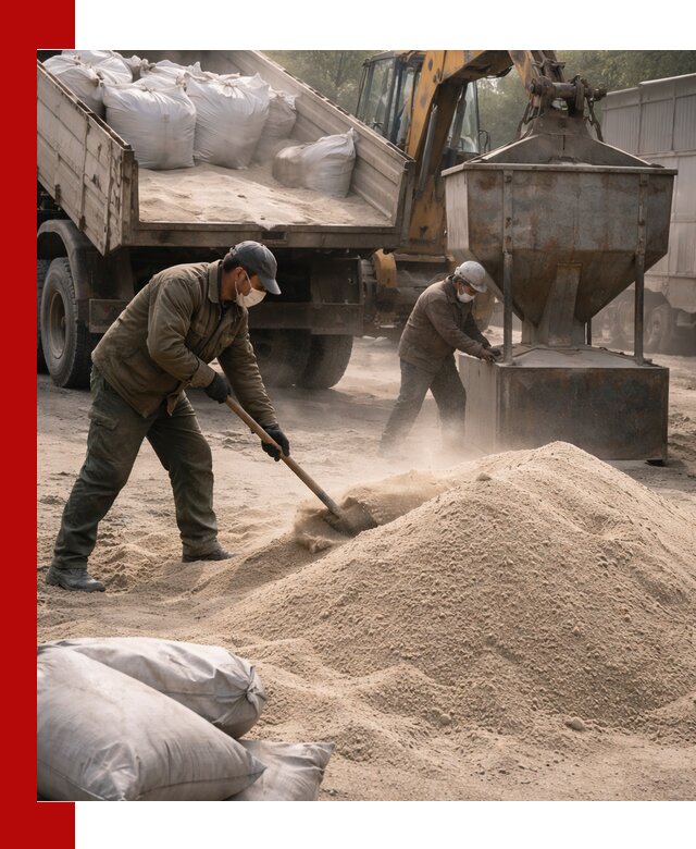 Кварцевый песок для пескоструя в Новокузнецке — доставка и качество