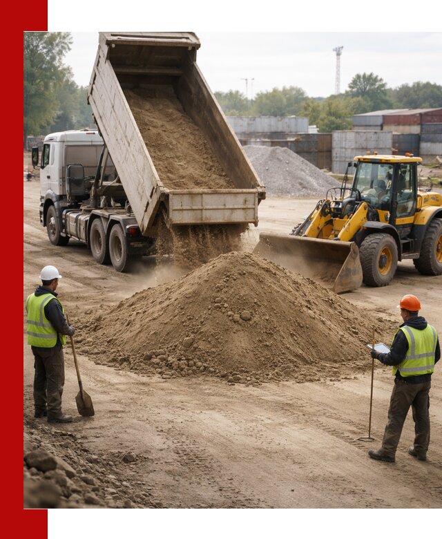 Доставка и продажа пескогрунта оптом и в розницу в Новокузнецке