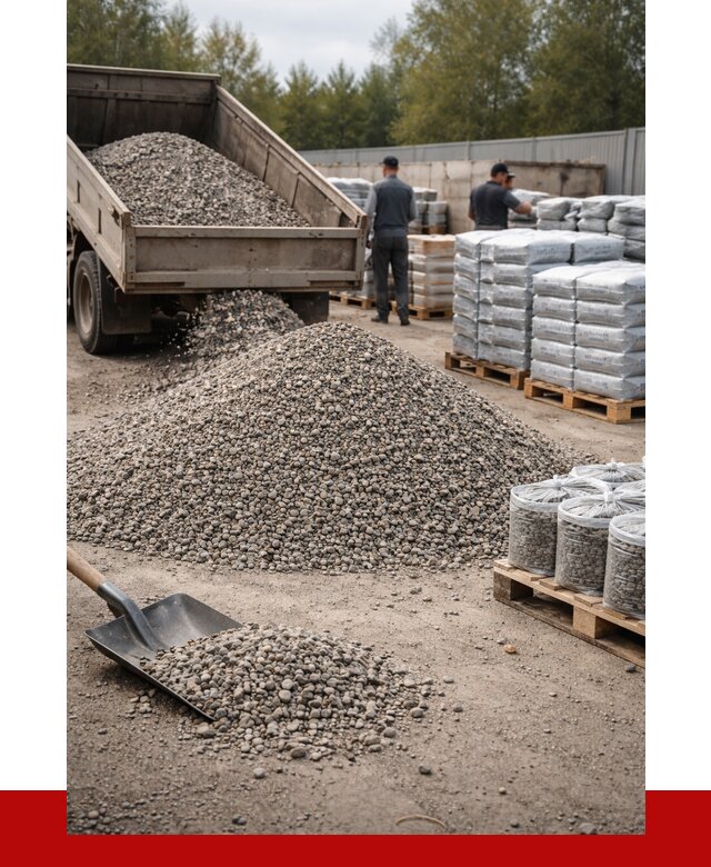 Гравий фракция 5-20 в Новокузнецке купить от 2363 р. ПРОНЕРУДНвк