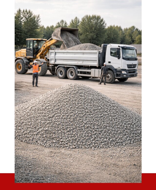 Купить мытый гравий в Новокузнецке от 3596 р, доставка ПРОНЕРУДНвк