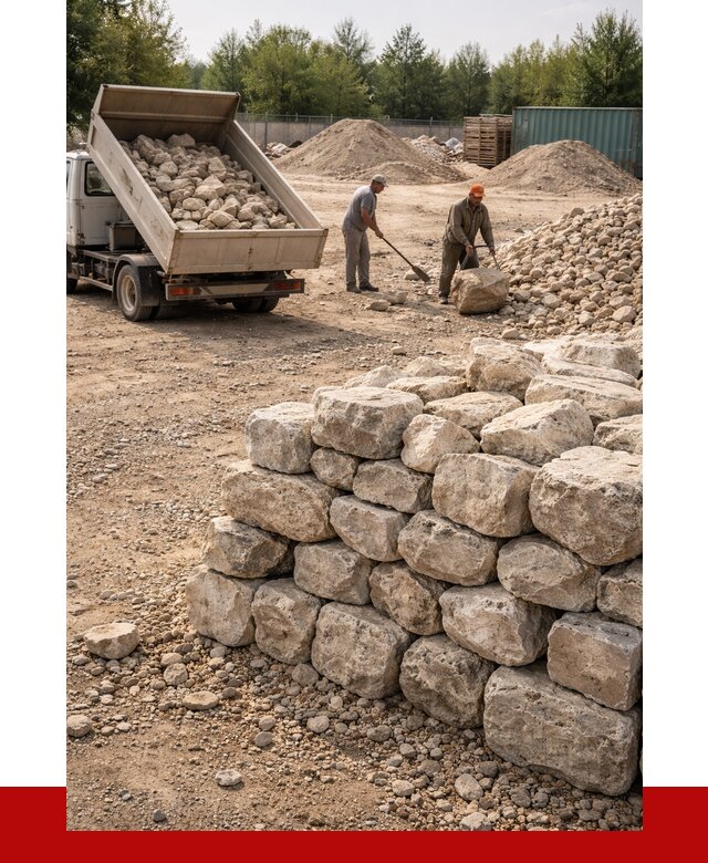 Бутовый камень известняковый в Новокузнецке от 4315 р. | ПРОНЕРУДНвк