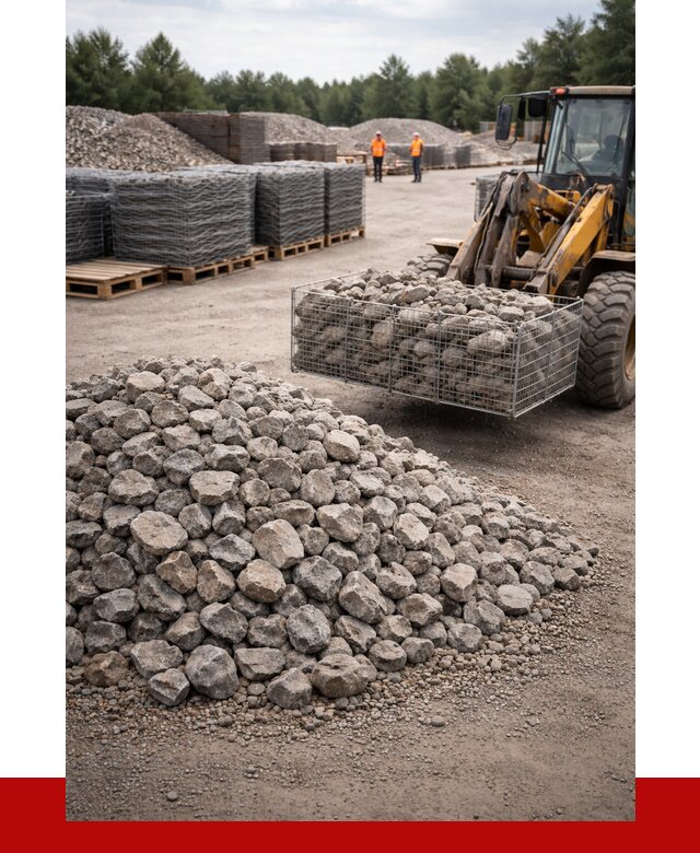 Камень для габионов фракция 70-150 в Новокузнецке от 4315 р. | ПРОНЕРУДНвк