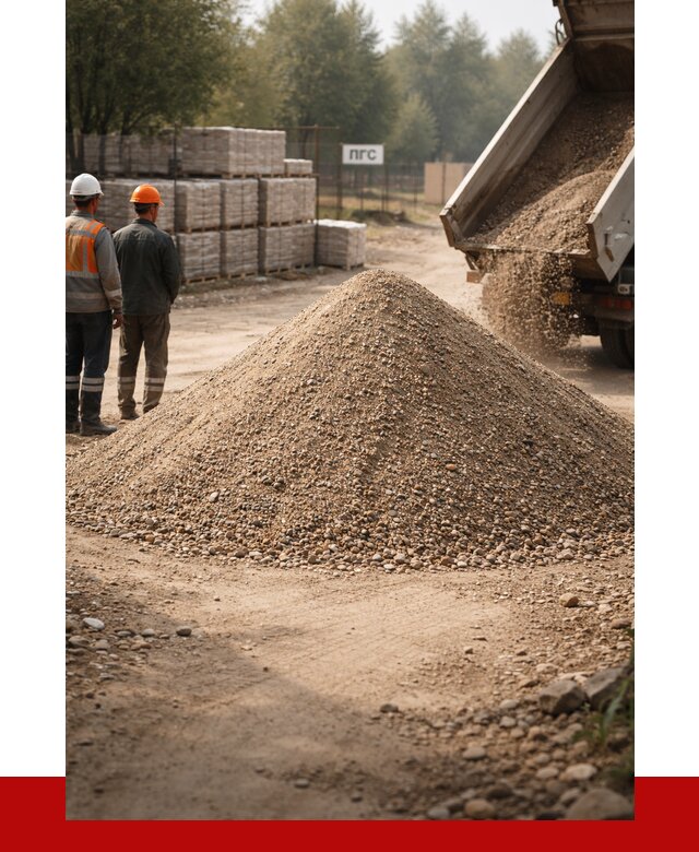 ПГС С1 с доставкой в Новокузнецке от 2877 р. за куб | ПРОНЕРУДНвк