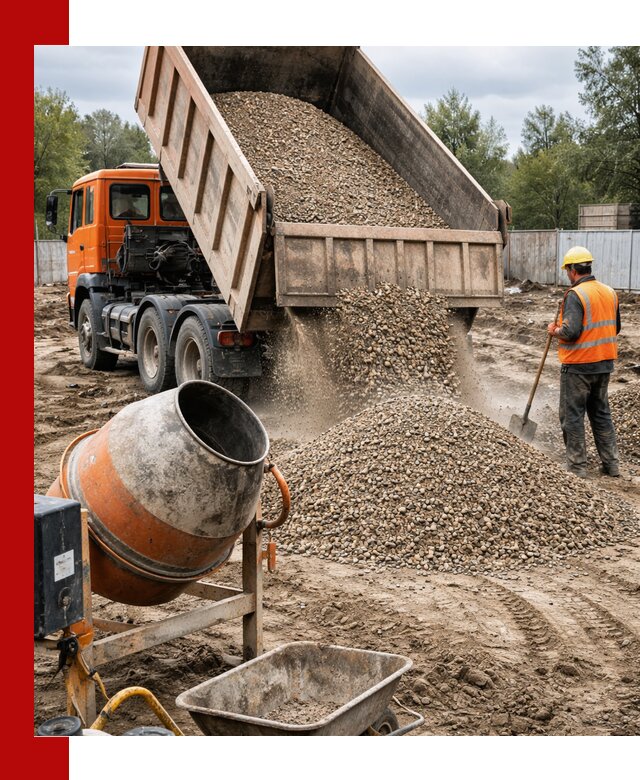 Опгс для бетона с доставкой самосвалом в Новокузнецке от производителя