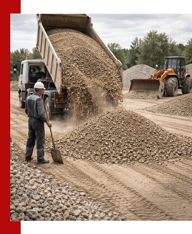 Доставка щпс С3 в Новокузнецке самосвалами и бортовыми грузовиками