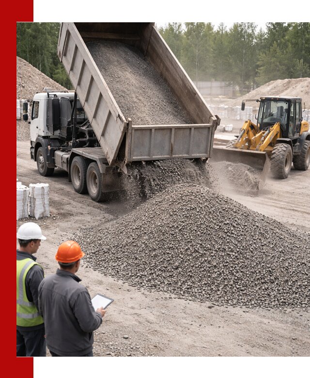 Доставка и продажа гранитного отсева 0-10 в Новокузнецке