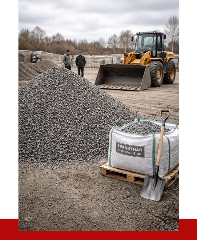 Купить гранитную крошку в Новокузнецке от 4932 р. с доставкой | ПРОНЕРУДНвк