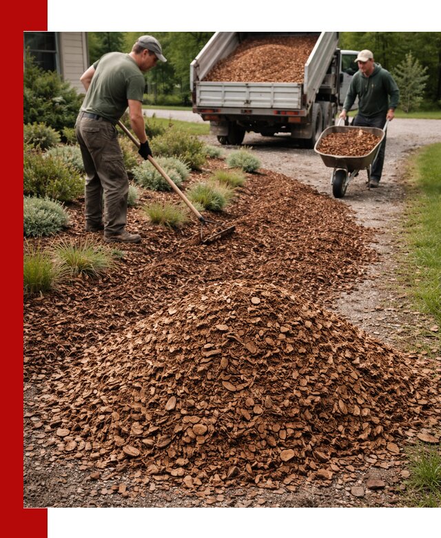 Крошка для мульчирования с доставкой в Новокузнецке