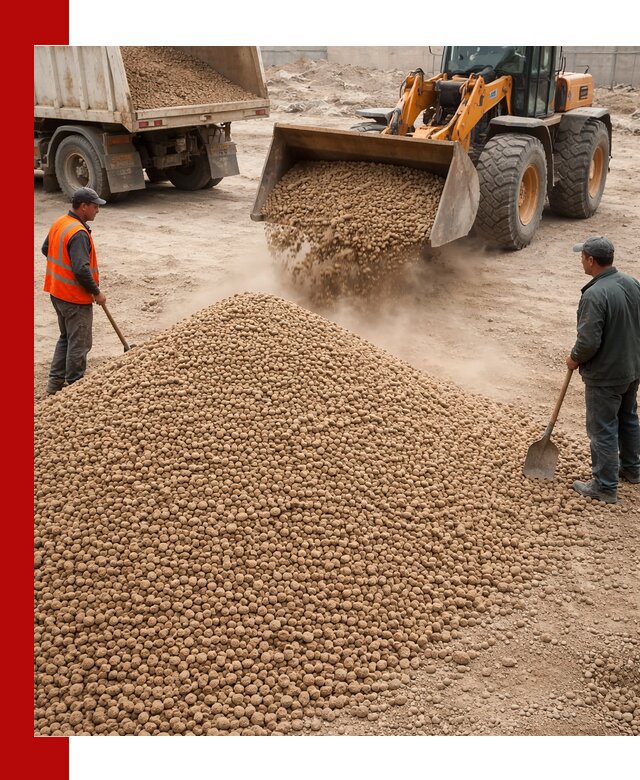 Керамзит фракция 10-20 с доставкой в Новокузнецке