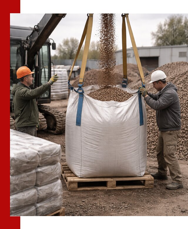 Керамзит в биг-бегах с доставкой в Новокузнецке