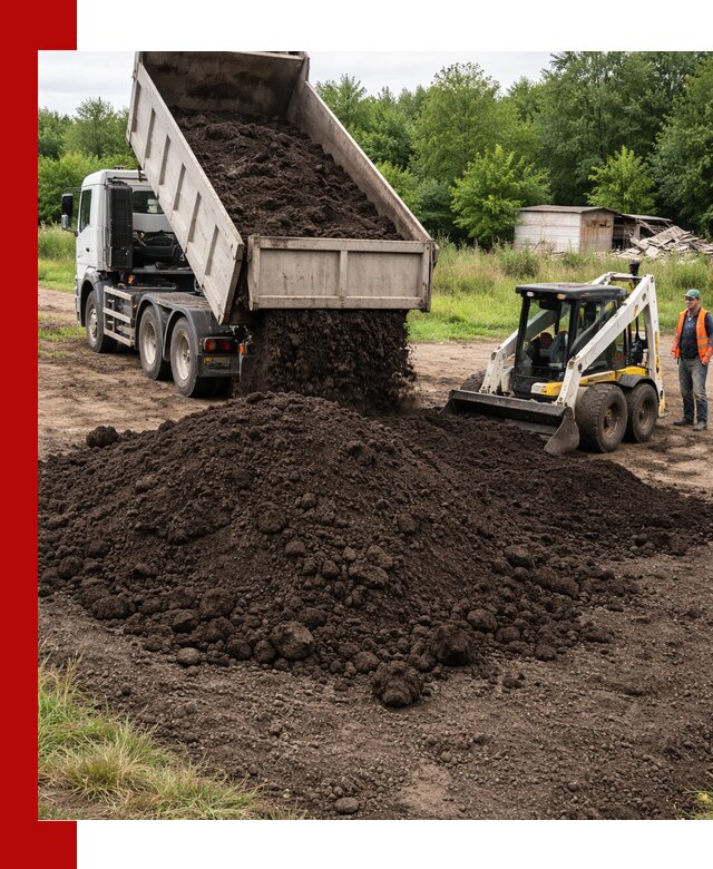 Поставка плодородной земли с доставкой самосвалом в Новокузнецке