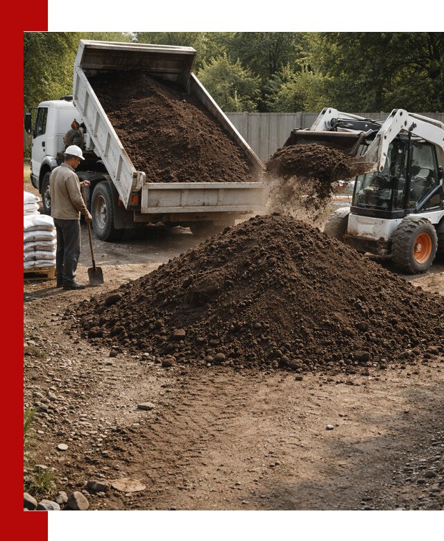 Доставка растительного грунта в Новокузнецке от производителя оптом и в розницу
