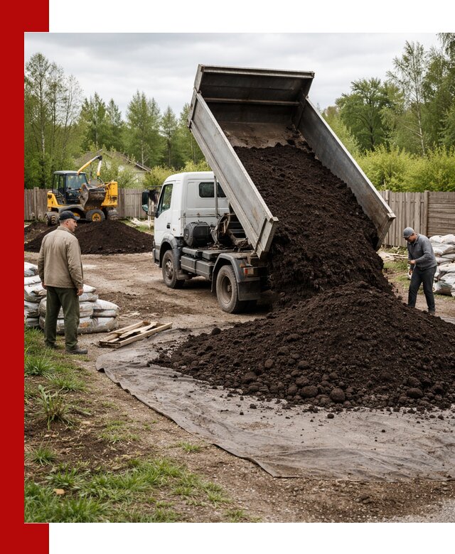 Доставка качественного почвогрунта в Новокузнецке оптом и в розницу