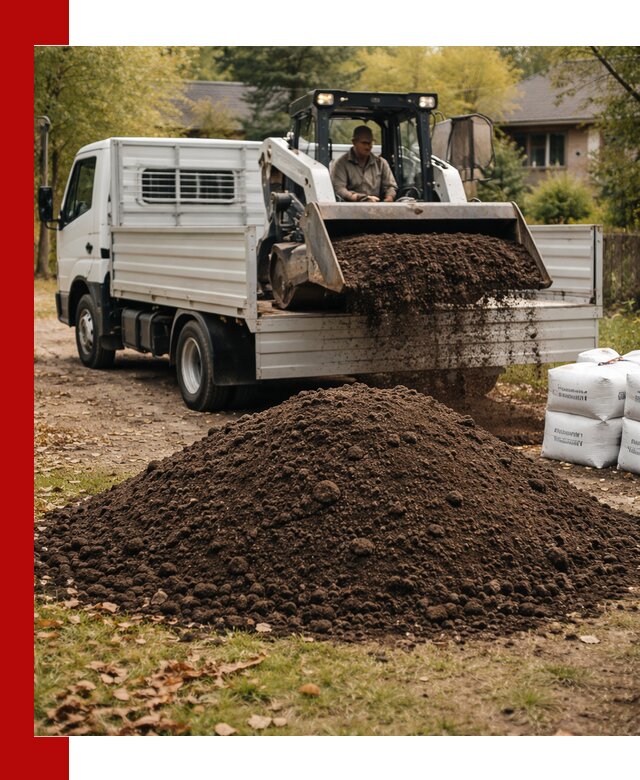 Доставка садовой земли в больших объёмах в Новокузнецке