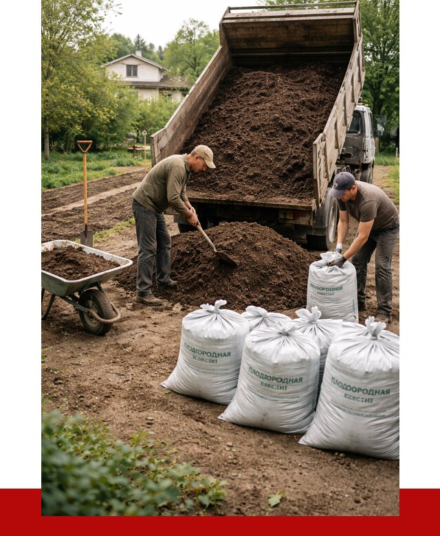 Плодородная смесь в Новокузнецке от 4315 р./куб с доставкой | ПРОНЕРУДНвк