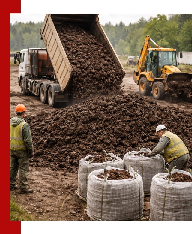 Доставка нейтрального торфа в Новокузнецке оптом и в розницу