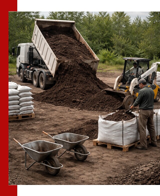 Доставка и продажа торфогрунта в Новокузнецке оптом и в розницу