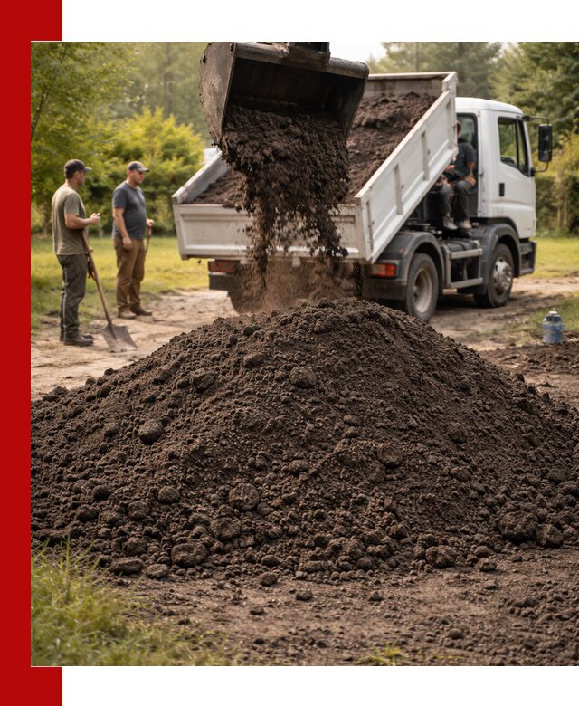 Доставка и продажа чернозема в Новокузнецке оптом и в розницу